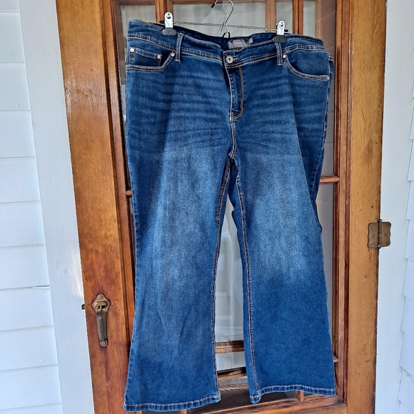 Torrid Womens Luxe Slim Boot Blue Jeans Size 24 X Short